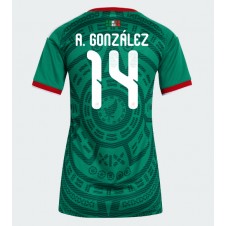 Mexico Armando Gonzalez #14 Hjemmedrakt Kvinner VM 2026 Kortermet